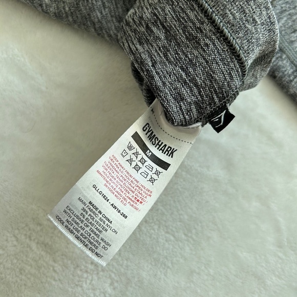 Gymshark High Waisted Flex Leggings Grey/Blue - Picture 8 of 8